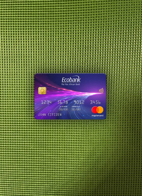 Download South Sudan Ecobank mastercard photolook front Photoshop template